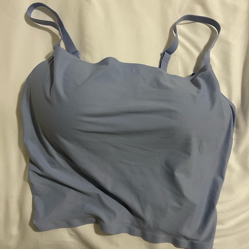Light blue workout tank